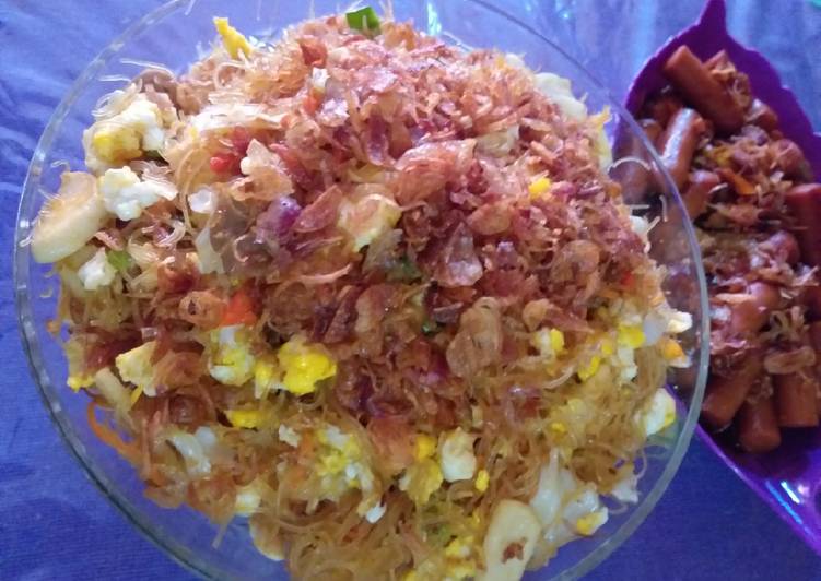 Cara memasak Bihun Goreng Spesial ala Santiara, Bikin Ngiler