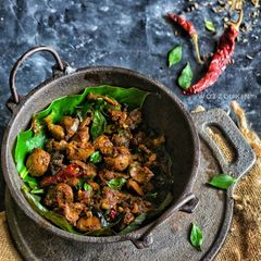 A picture of Chicken liver fry.