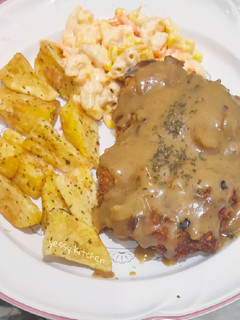 Foto resep Chicken Steak with Gravy Sauce