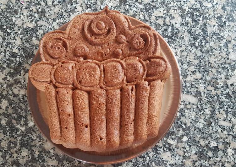 Bizcocho de chocolate a la taza