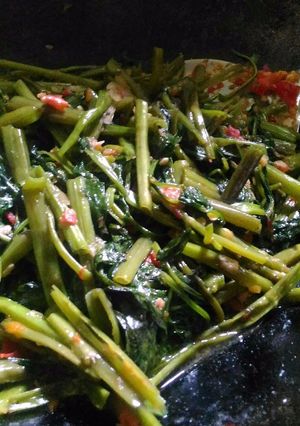 Foto resep Tumis Kangkung Terasi Bumbu Uleg