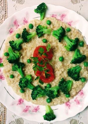 A picture of Broccoli Oats.