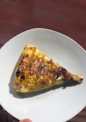 Foto resep Mpasi 2 tahun Ikan Bawal Bakar Teflon sederhana❤️