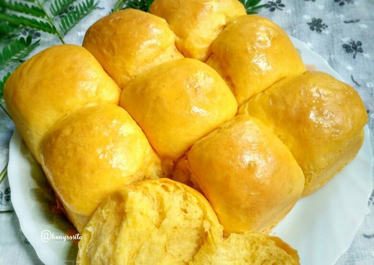 Cara Membuat Roti Sobek Ubi Kuning Kekinian