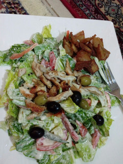 A picture of Chicken salad.