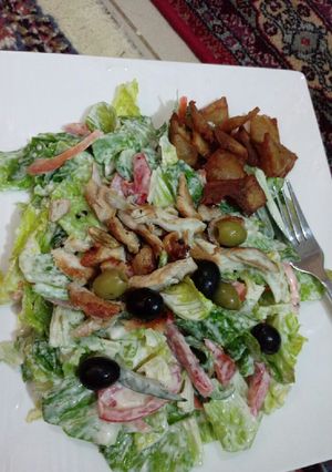 A picture of Chicken salad.