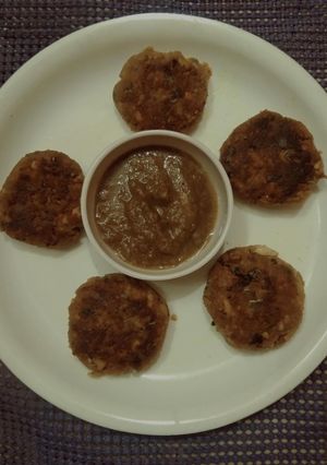 A picture of Tempting Jackfruit seed kababs..