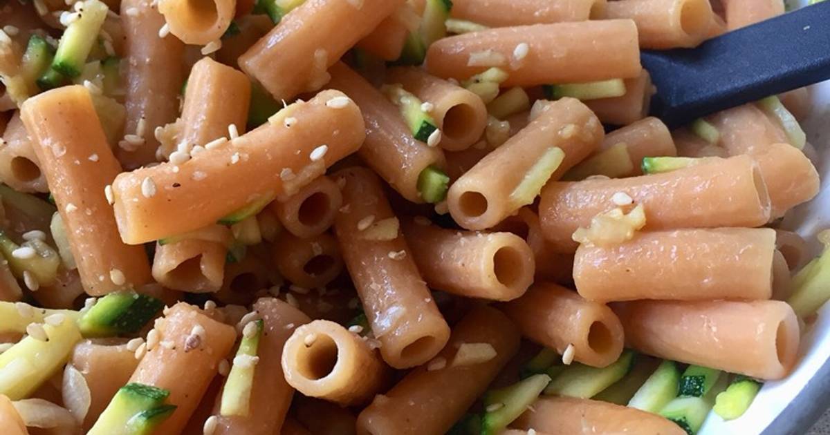 Ricetta Pasta di lenticchie rosse con zucchina e zenzero di Flavia Giordano  - Cookpad