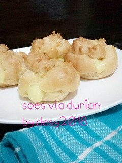 Foto resep Kue soes vla durian