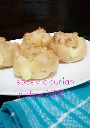 Foto resep Kue soes vla durian