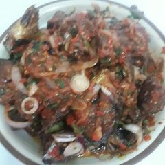 Peppered fish source A picture of Peppered fish source.