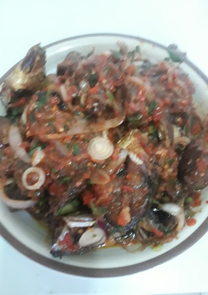 A picture of Peppered fish source.