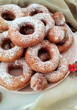 Zdjęcie przepisu Oponki z mascarpone.