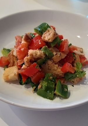 A picture of Panzanella.