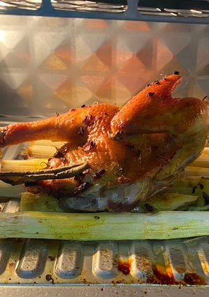 Hình của món Gà nướng mía.