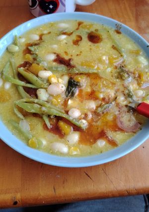 Una foto de Porotos granados