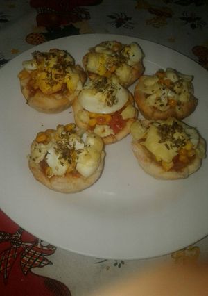 Una foto de Cupcakes de pizza