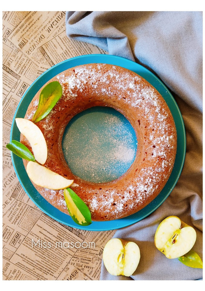 عکسی از دستور کیک پای سیب
