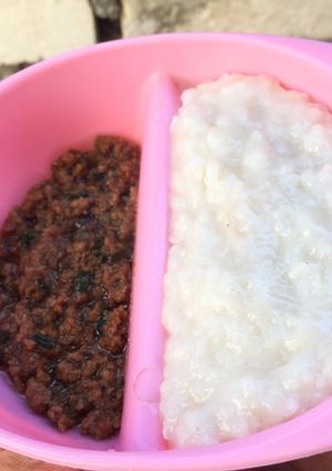 Foto resep Rendang dan nasi lemak (Mpasi 11m+)