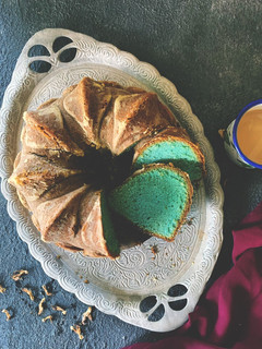 Foto resep Bolu Bunga Telang (Butterfly Pea Cake)