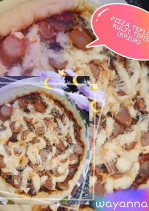 Foto resep Pizza teflon kulit tipis (kriuk)