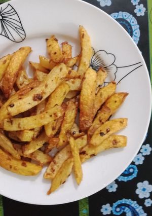 A picture of Massala Fries.