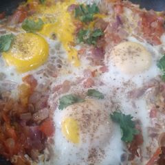 A picture of Shakshuka.