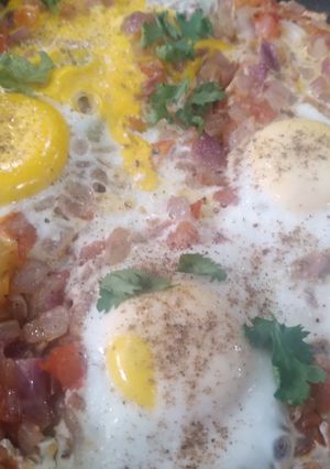 A picture of Shakshuka.