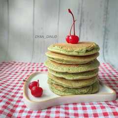 A picture of Matcha Fluffy Pancake.