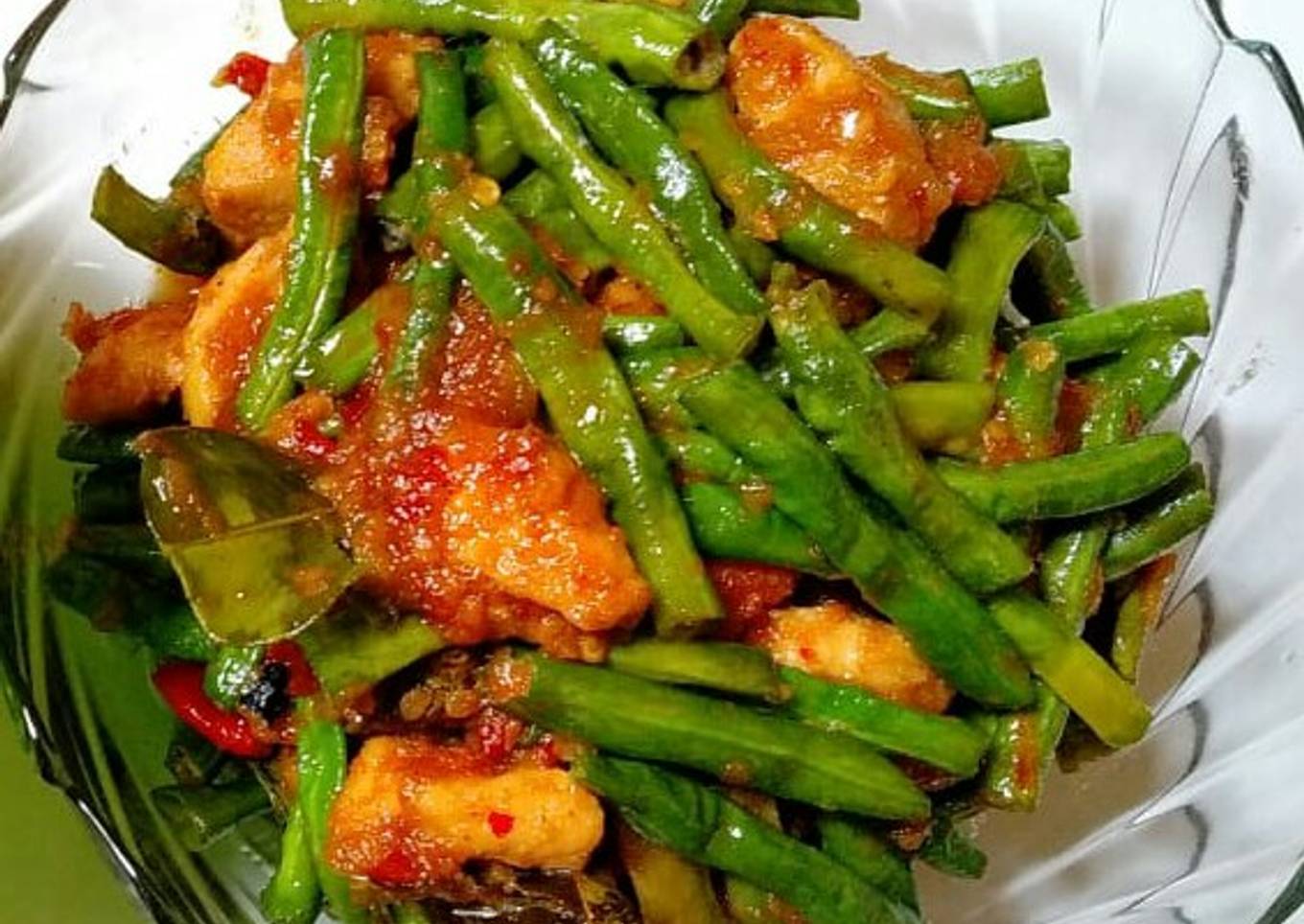 Ayam Balado Kacang Panjang