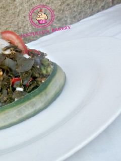 A picture of Local moringa salad.