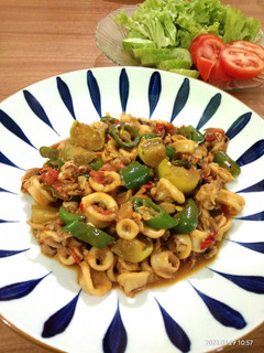 Foto resep Cumi tumis pedas