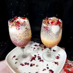 Kashmiri Kesar Falooda A picture of Kashmiri Kesar Falooda.