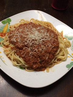 Una foto de Spaguetti Boloñesa