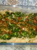 Arroz con Verdura y Salsa