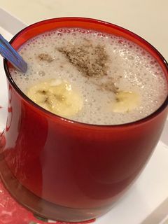 عکسی از دستور شیر موز و خرما و گردو🍌🥛🍯(اسموتی)