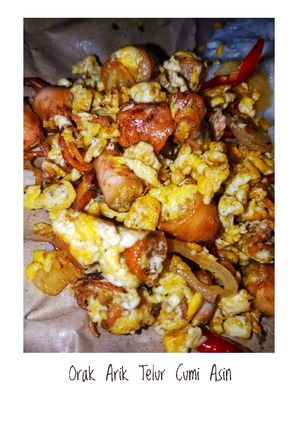 Foto resep Orak Arik Telur Cumi Asin