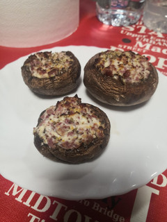 Una foto de Champiñones rellenos en Airfryer