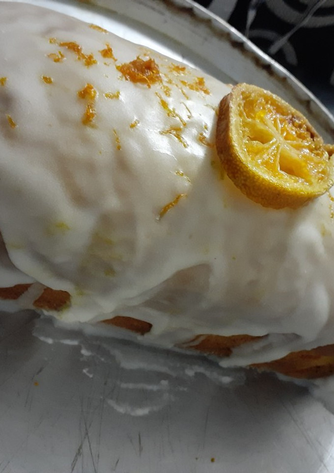 Una foto de Budín de mandarina en licuadora