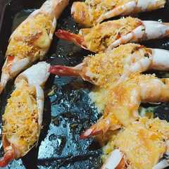 รูปของ Baked Cheesy Garlic Prawns