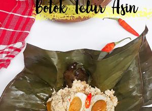Foto resep Botok Telur Asin Matang