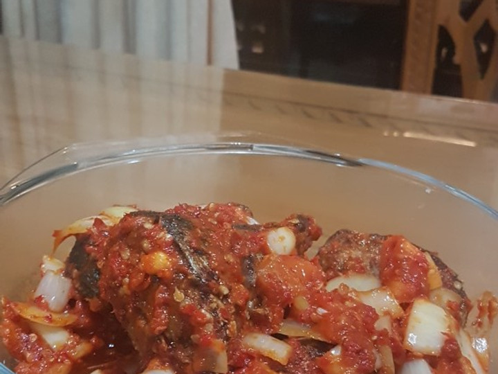 Resep Tongkol Balado Asam Pedas Mantull, Enak Banget