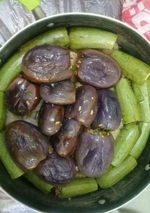 صورة لوصفة محشي وفراخ في الفرن