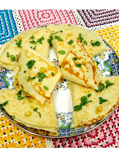 عکسی از دستور کرپ مرغ