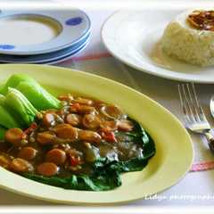 รูปของ Baby Pokcoy Sosis ala chef Lidya