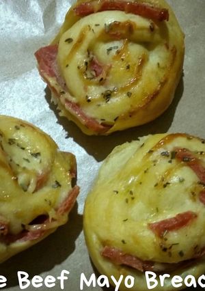 Foto resep Slice Beef Mayo Bread