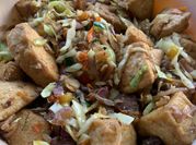 A picture of awara and meat