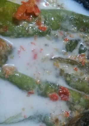 Foto resep Sambal terong siram santan
