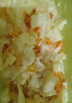 Foto resep Salad buah simple