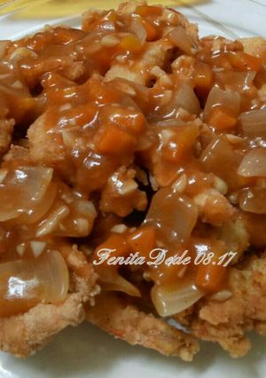 Foto resep Udang Goreng Tepung Saus Asam Manis